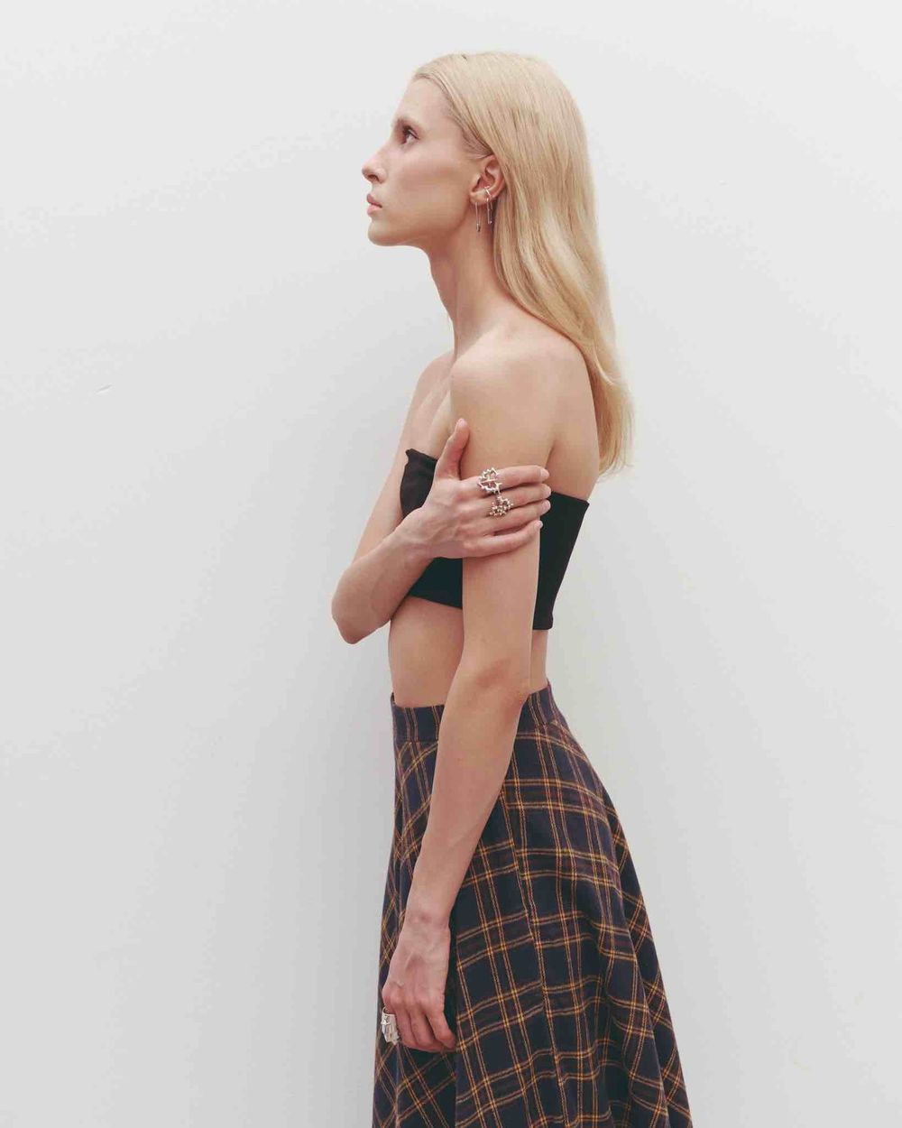 Юбка One Two A-line Dark-Blue