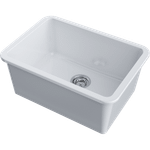 Мойка Omoikiri Torishima 67-U/I-WH Glossy Natceramic/белый глянцевый