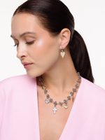 Серьги "Heart Shine" Bicolor