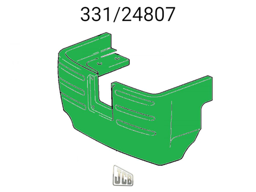 Бампер противовес JCB 331/24807