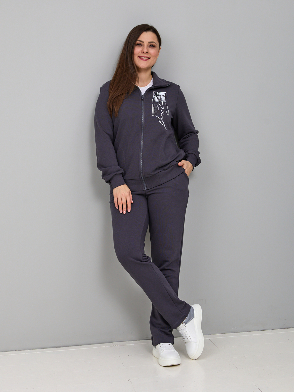 Костюм с брюками Кбфп-584/антрацит