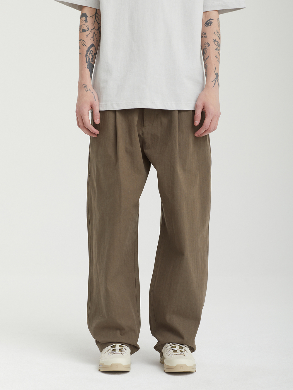 Мужские Брюки Pleated