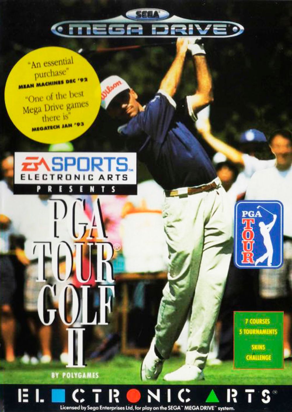 Картридж PGA Tour Golf II (Sega Mega Drive)