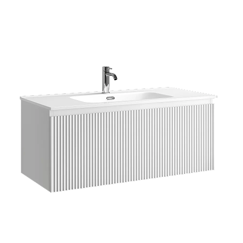 Тумба с раковиной Sancos Snob R 1.0 SNR1.0100W/CN7003 Bianco