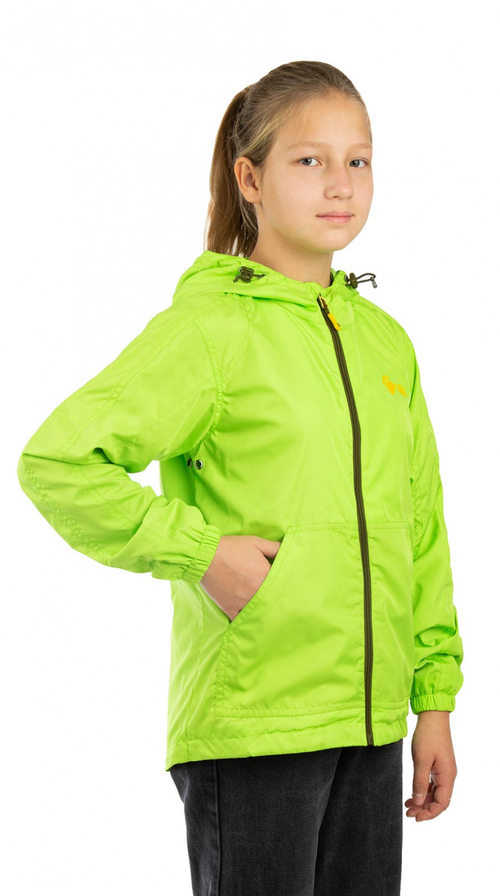Куртка детская Трэвел (дюспа, салатовый) Новатекс