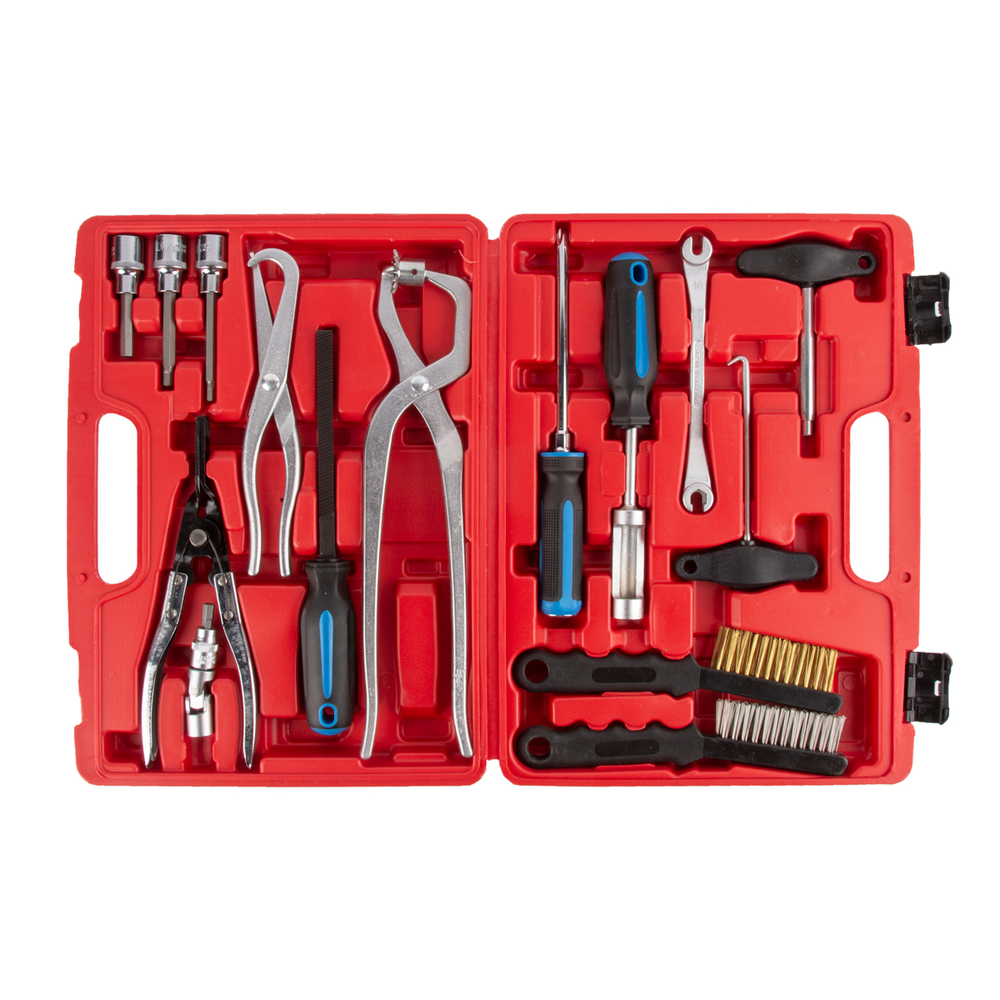 WDK-214600 Набор инструментов для ремонта и обслуживания тормозной системы 15 предметов