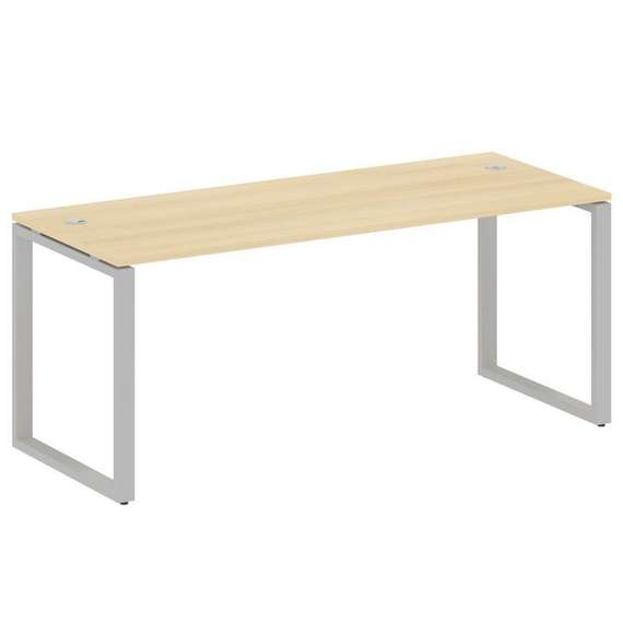 Metal System Стол письменный на О-образном м/к БО.СП-5 Акация Лорка/Металл Серый 1800*720*750