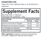 Kirkman - TMG 500 mg 120 capsules