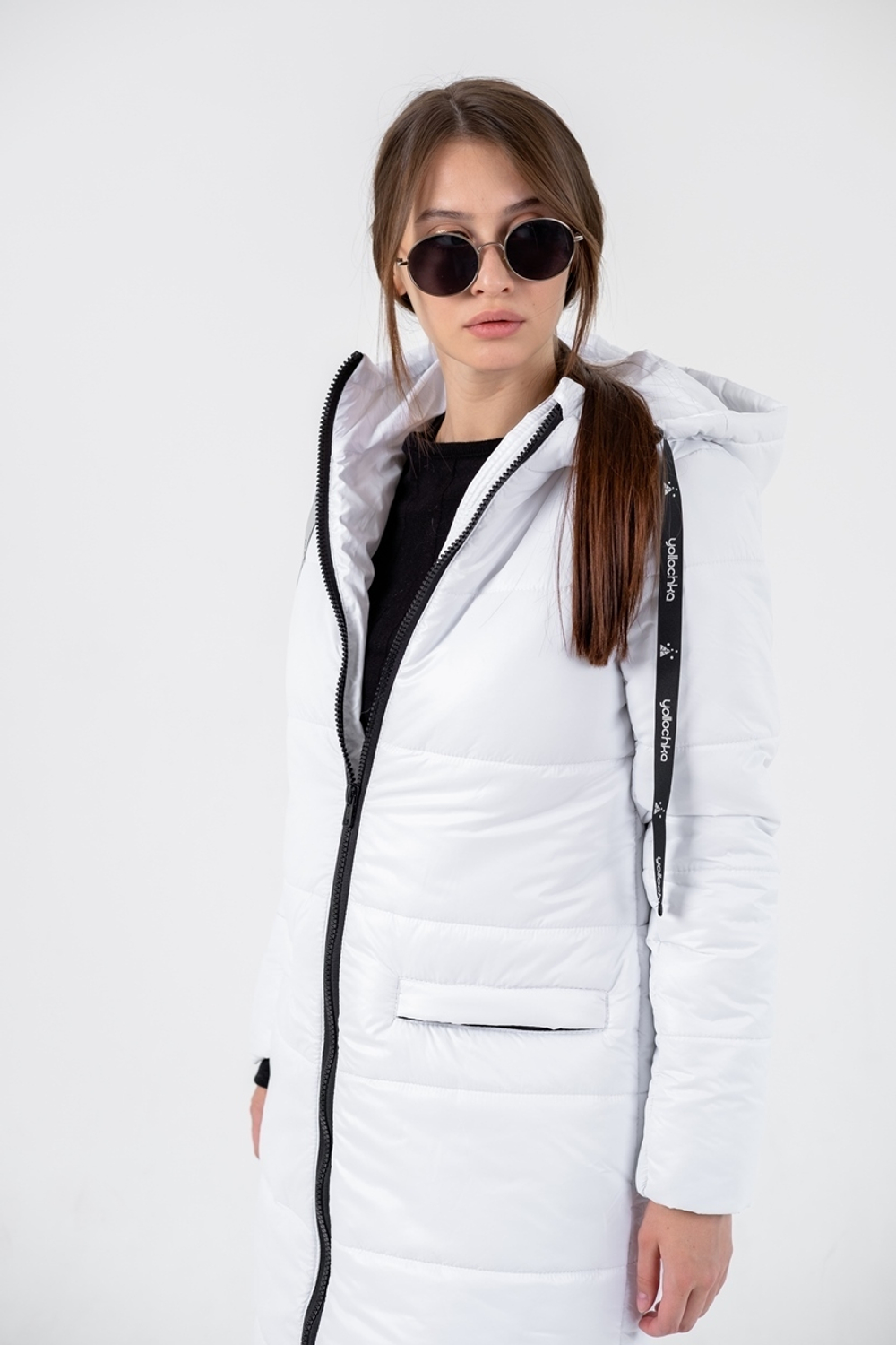 Пальто зимнее "Джой" белый