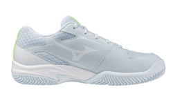 Женские теннисные кроссовки Mizuno Break Shot 5 CC - black/foliage green/glowing apple