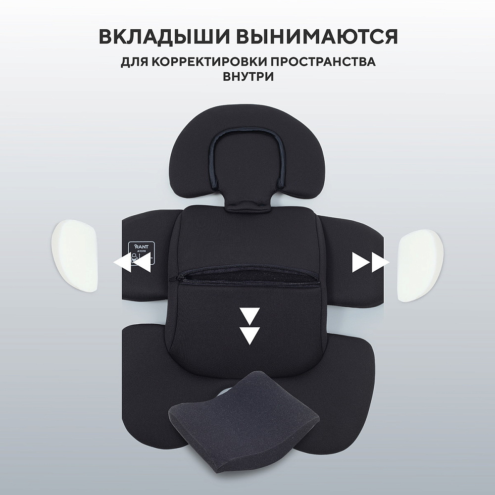 Детская коляска Rant Teo Soft 3 в 1 с автокреслом Aster Zero Black Olive