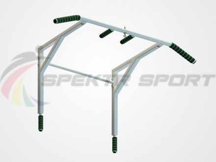 Турник-брусья Рекрут разборный цв. белый