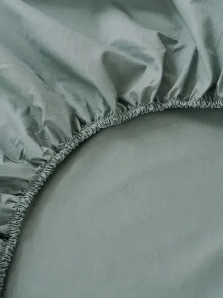 YEERNA простыня на резинке 160*200 зеленый