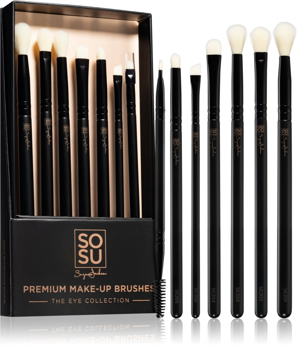 SOSU Cosmetics Premium Brushes The Eye Collection - набор кистей /  7 шт.   / GTIN 5391018046926