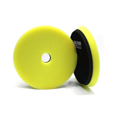 MaxShine Low pro Поролоновый полировальный круг 125-148*20 мм, полировочный средний, желтый