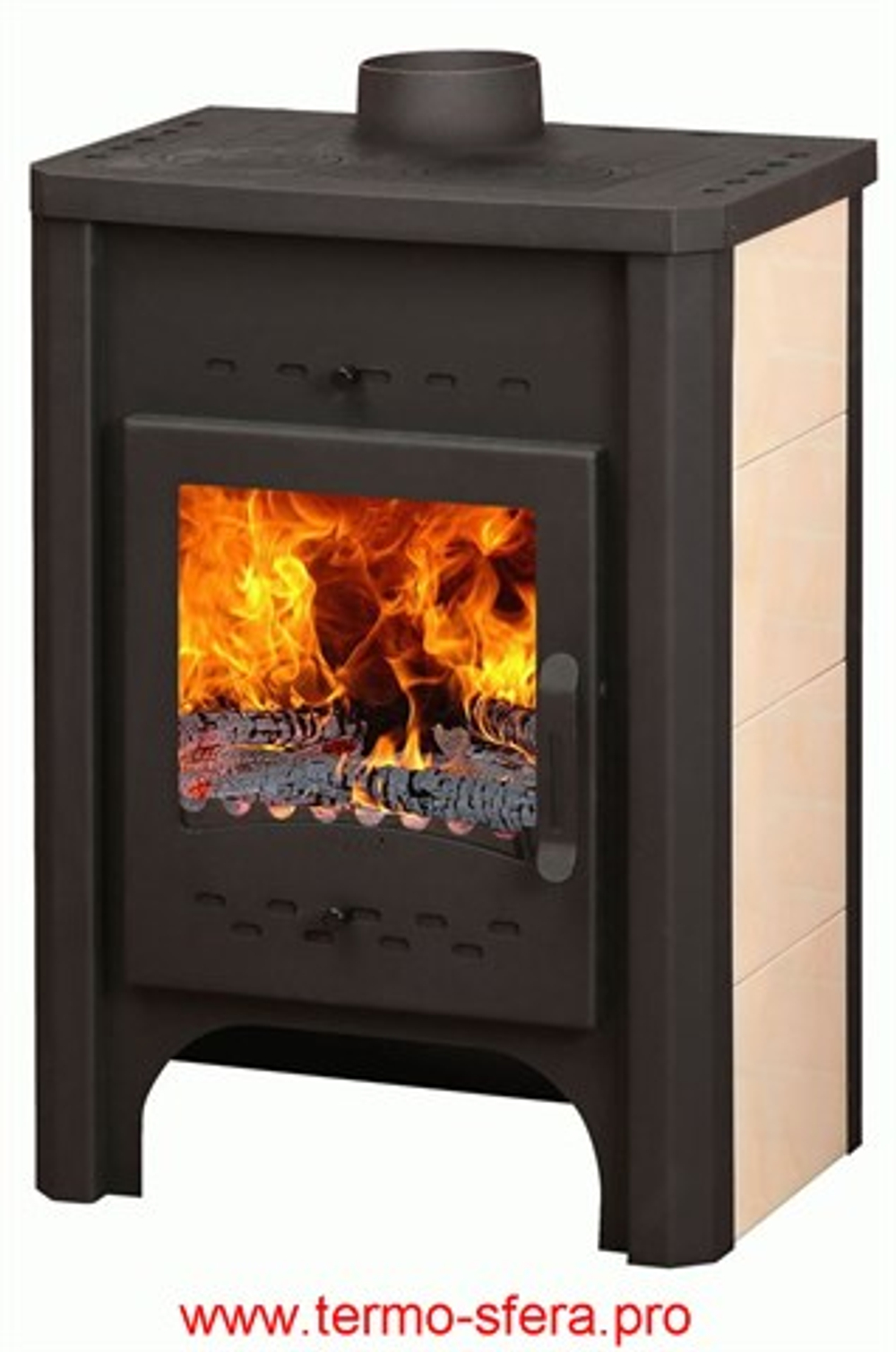 Печь-камин БАВАРИЯ с плитой