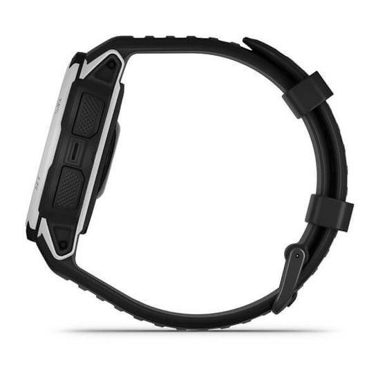 Умные часы Garmin Instinct 2 Solar Surf черный с белым безелем