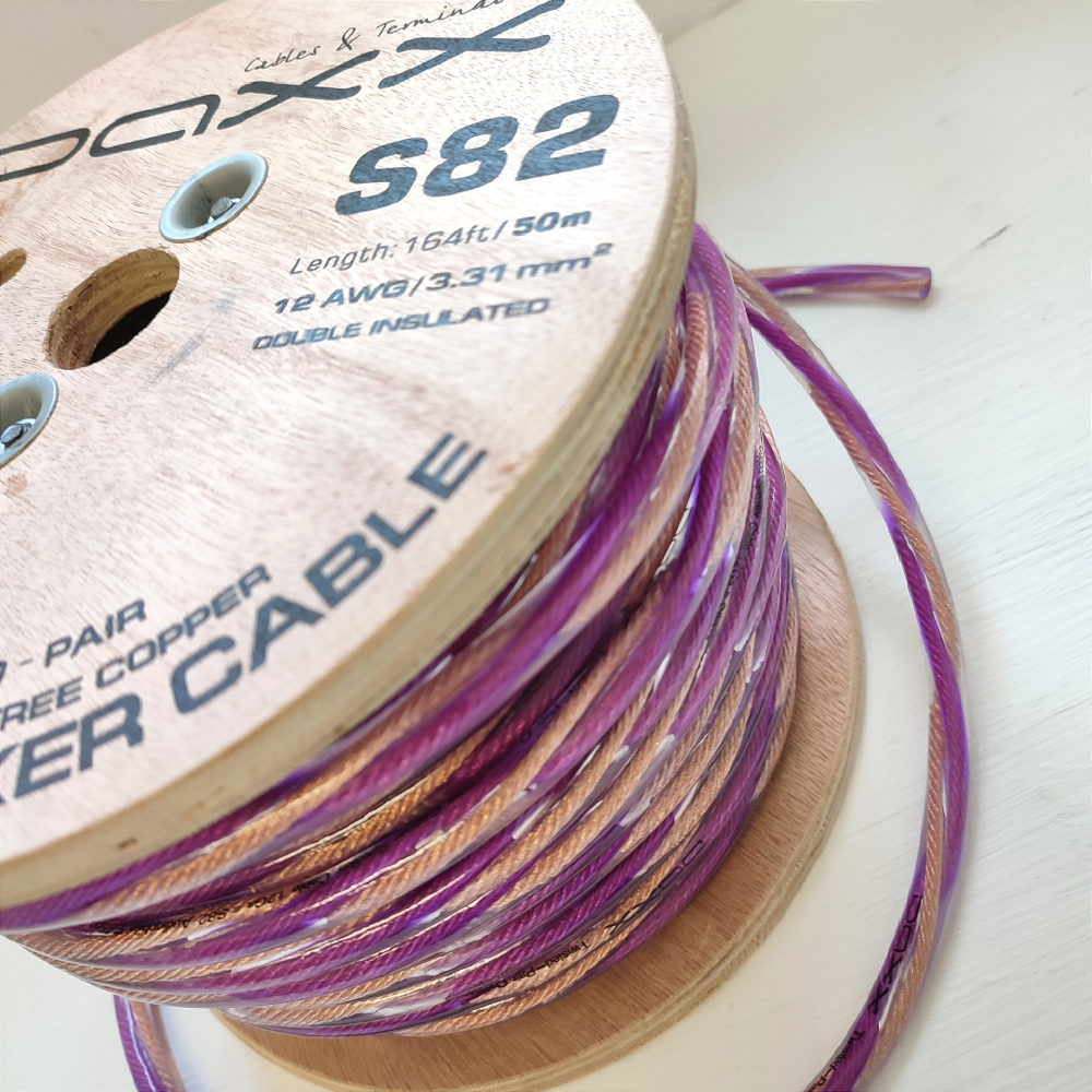 DAXX S82 Акустический кабель 12AWG (3.3мм.кв), класса Hi-Fi из бескислородной меди -1пог.м.-