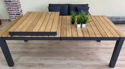Стол обеденный ТЕЛЛА XL из тика 300x100