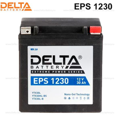 Аккумулятор Delta EPS 1230 (12V / 30Ah) [YTX30L-B, YTX30HL-BS, YTX30L]