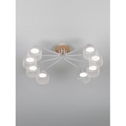 Люстра Rivoli Mona 9194-308 8хGX53 15 Вт модерн | Rivoli