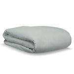 Комплект постельного белья из сатина мятного цвета из коллекции wild, 150х200 см