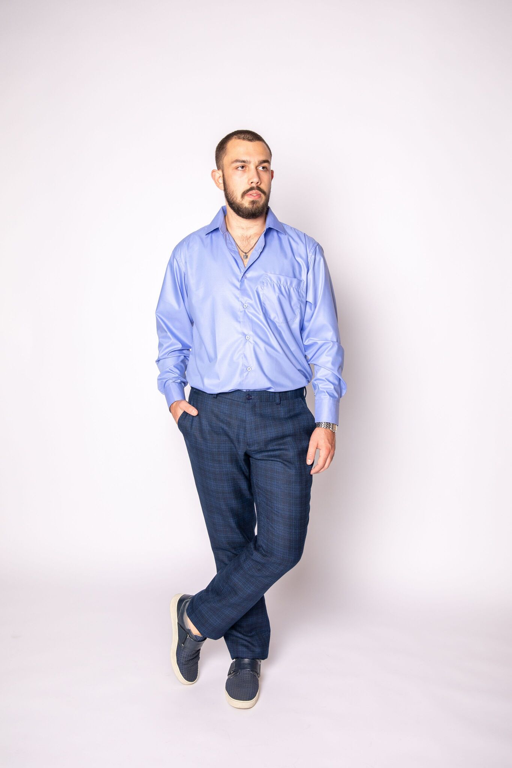 Брюки мужские для мальчика мальчиковые хулиганы узкие зауженные молодёжные стильные полуклассика кэжуал осенние весенние летние зимние демисезонные синие клетка 46 S М M 28 29 размер 170 176 182 188