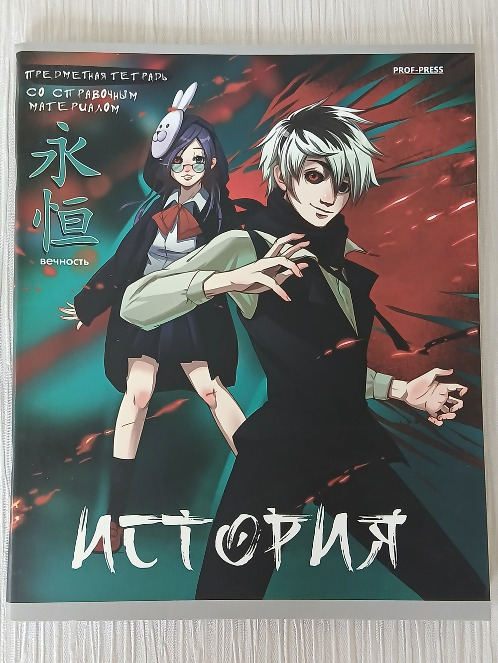 Комплект предметных тетрадей 48 листа А5+. "Аниме", общая. Формат А5+(163*203 мм). Арт.48-9421. С полями. 10 шт.
