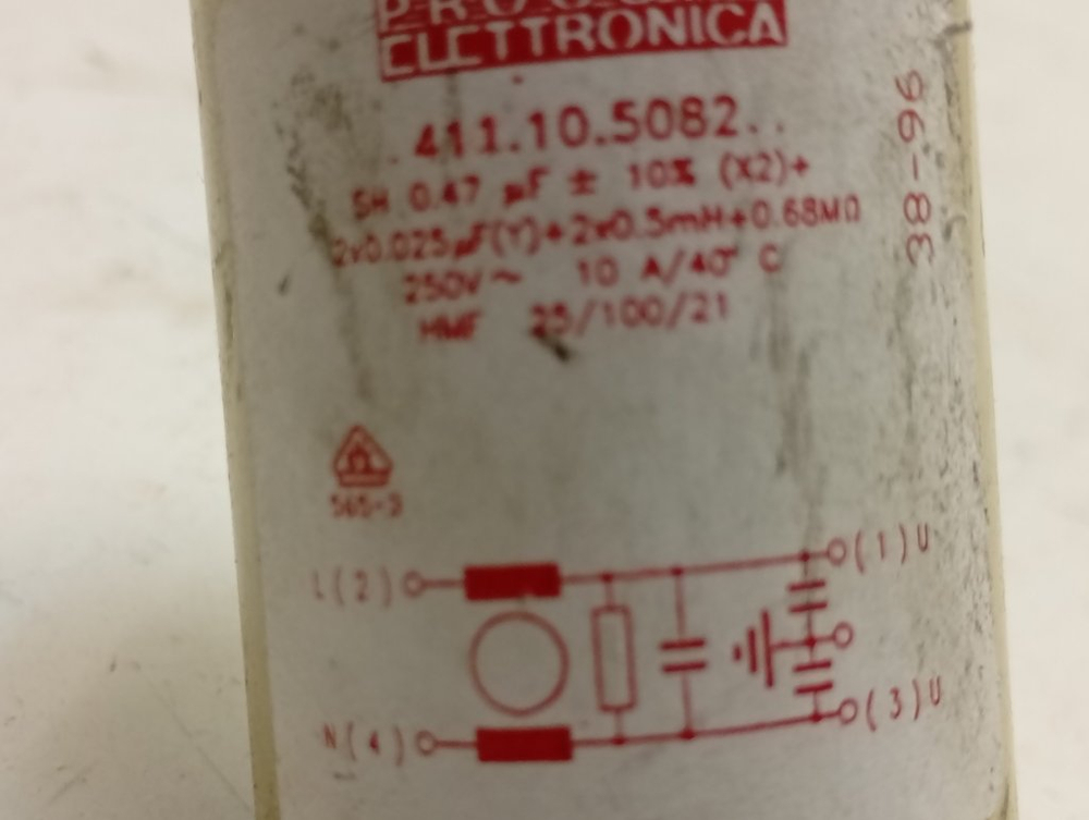 WDN2067WF кт37 Сетевой фильтр для стиральной машины Indesit 411105082 б/у