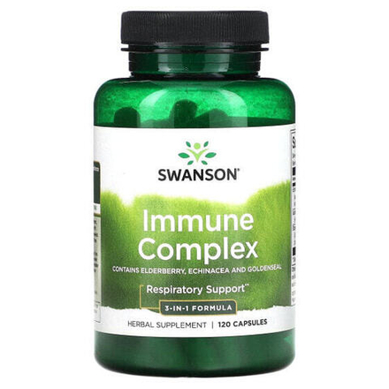 Растительные экстракты и настойки Swanson, Immune Complex, 120 капсул