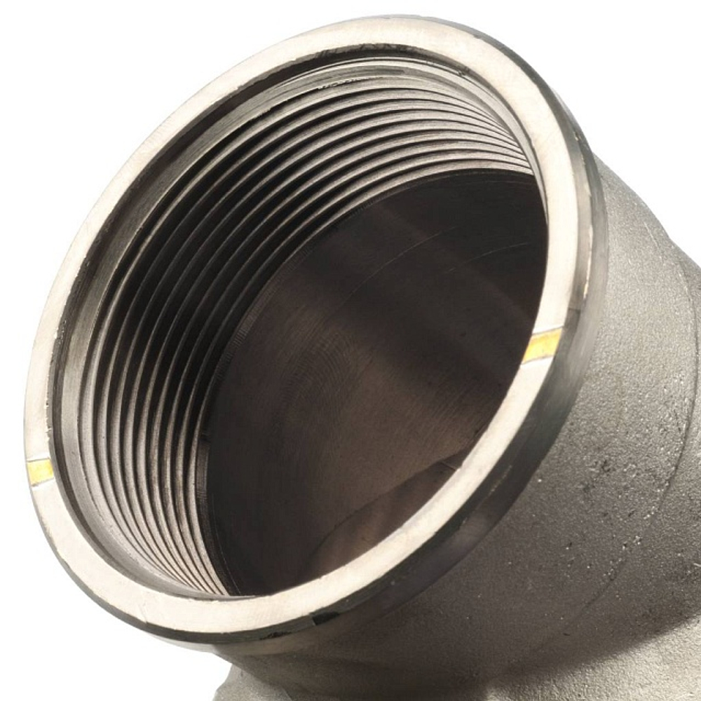 Отвод 90° с внутренней резьбой STOUT SFT 0014 - 2" (для стальных труб, латунь никелированная)
