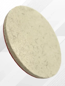 Войлочный круг для полировки под липучку 6х125 мм