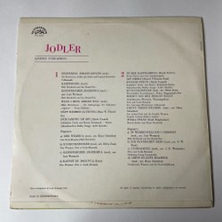 Винтажная виниловая пластинка LP Jodler Йодль 20 Тирольских Песен (Чехословакия 1966)