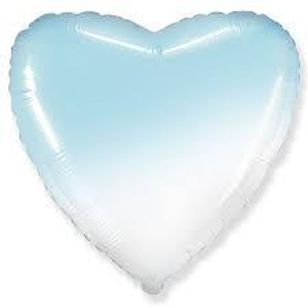 Flexmetal 18&quot; БР Сердце GRADIENT Baby Blue/201500BGA