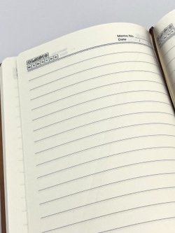 Блокнот 128 л А5 линейка мельница св.коричневый (7675-3)