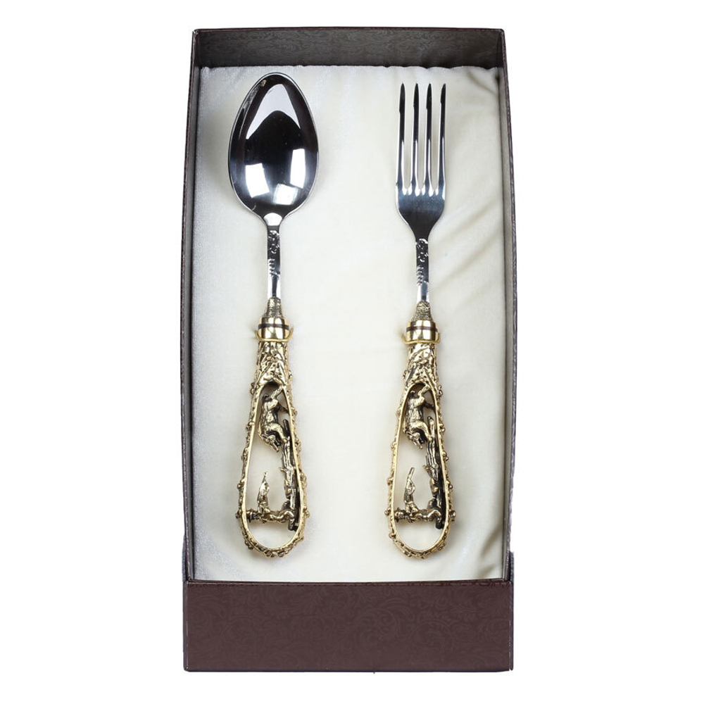 Набор столовых предметов "Охота на кабана" 2 предмета