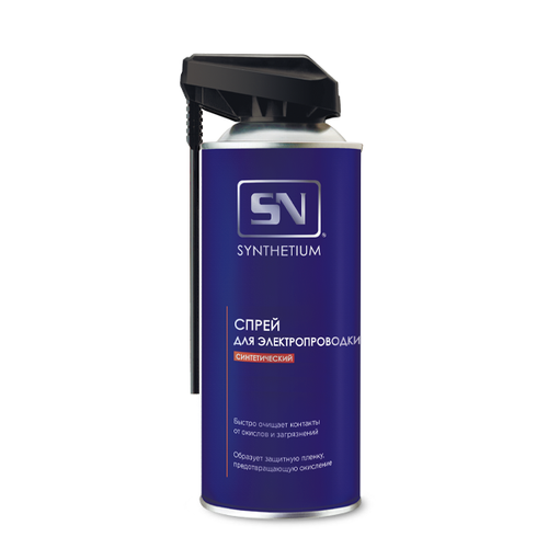 Очиститель электроконтактов Synthetium (520мл) аэрозоль со смарт-распылителем