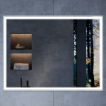 Зеркало Vincea LED VLM-3VN900 900х700 c сенсорным выключателем и диммером