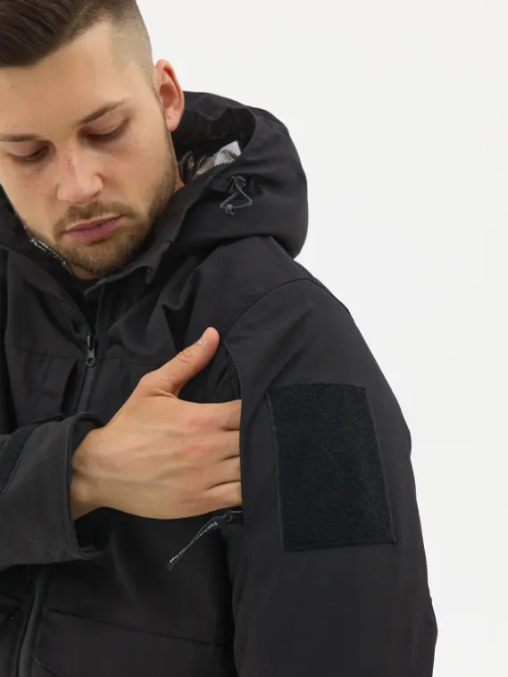 Тактическая зимняя костюм с фольгой Чёрный