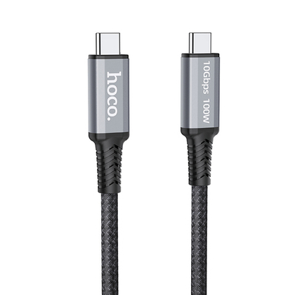 Кабель USB/type-c 3A 100W PD для ноутбука HOCO black