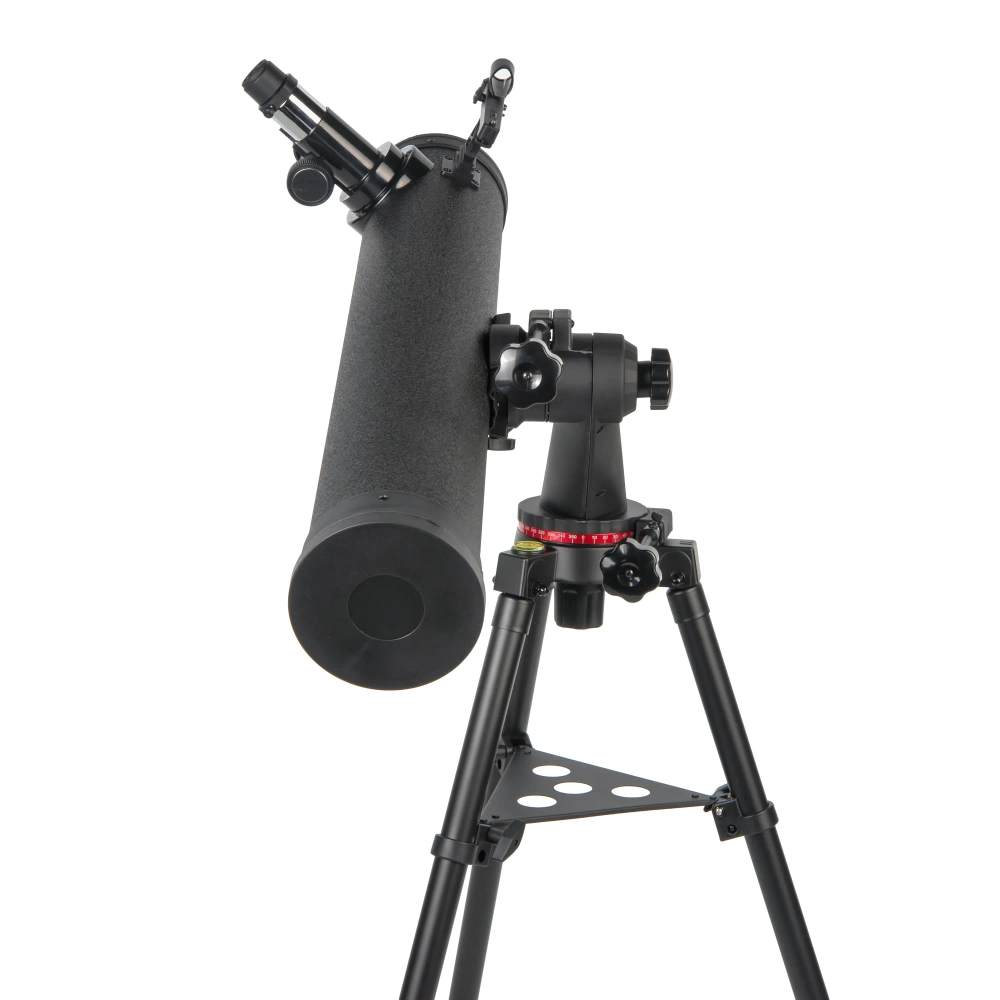 Телескоп Veber NewStar MT80080 AZIII - вид сзади на штативе