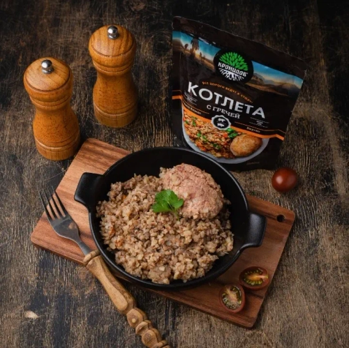 Котлета с гречей Кронидов