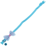 Ошейник с колокольчиком 1*19-32см «Zoo City-Бабочка» микс цветов (минивложение 12шт)