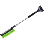 Щетка автомобильная, телескопическая WA-B301, 62-88 см, со скребком 11 см, зеленый ворс