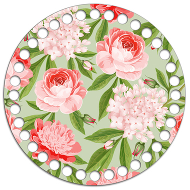 Донышко 15 см. Цветы