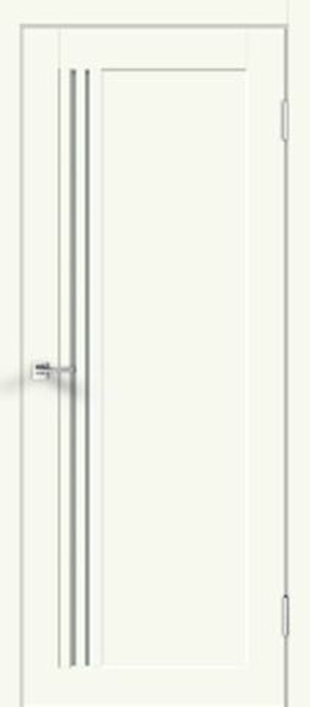 Межкомнатная дверь Velldoris XLine 8 PO Мателюкс Эмалит молочный