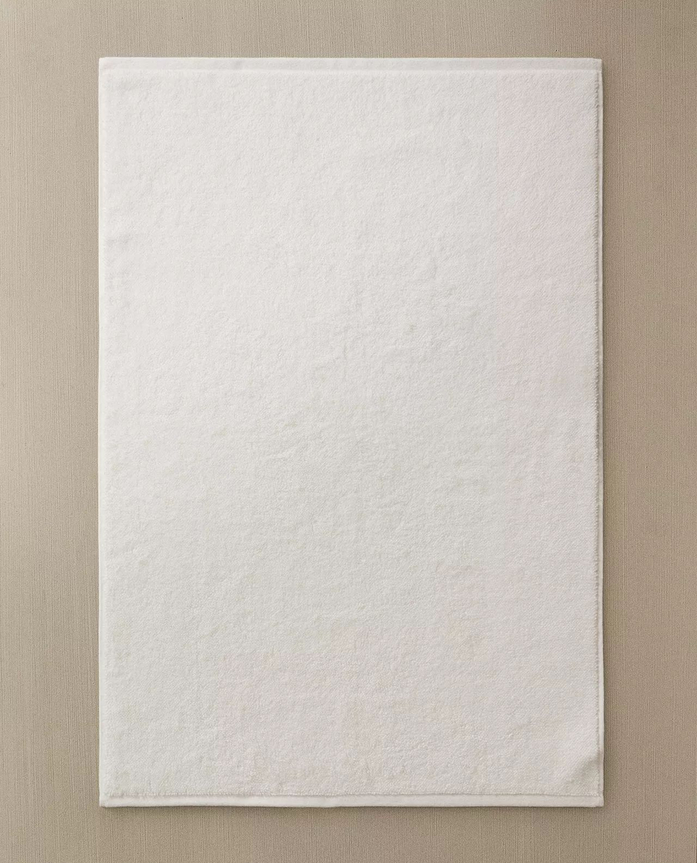 Zara Home - Хлопковый коврик для ванной с рисовой строчкой, белый, 60x90 см