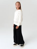 Джемпер для девочки с длинным рукавом AT977-1 молочный