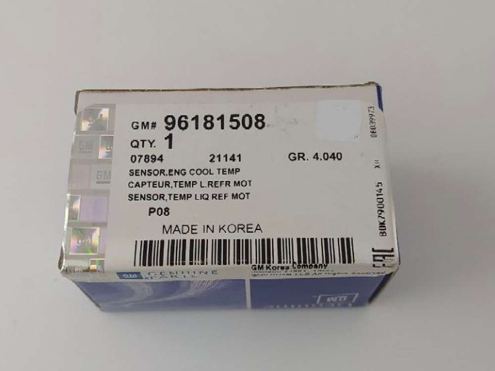 Датчик температуры охлаждающей жидкости GM 96181508 для Nexia, Espero, Matiz, Lacetti, Lanos