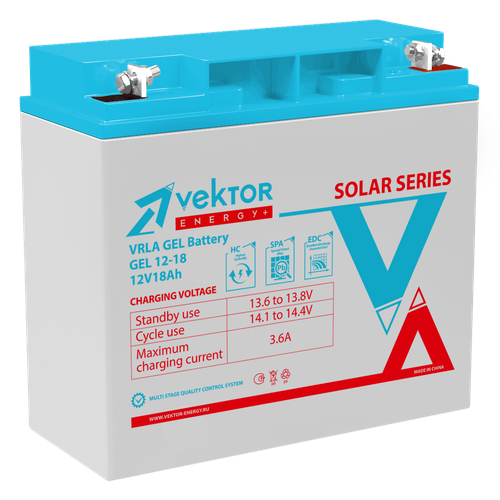 Аккумулятор  VEKTOR ENERGY GEL 12-18